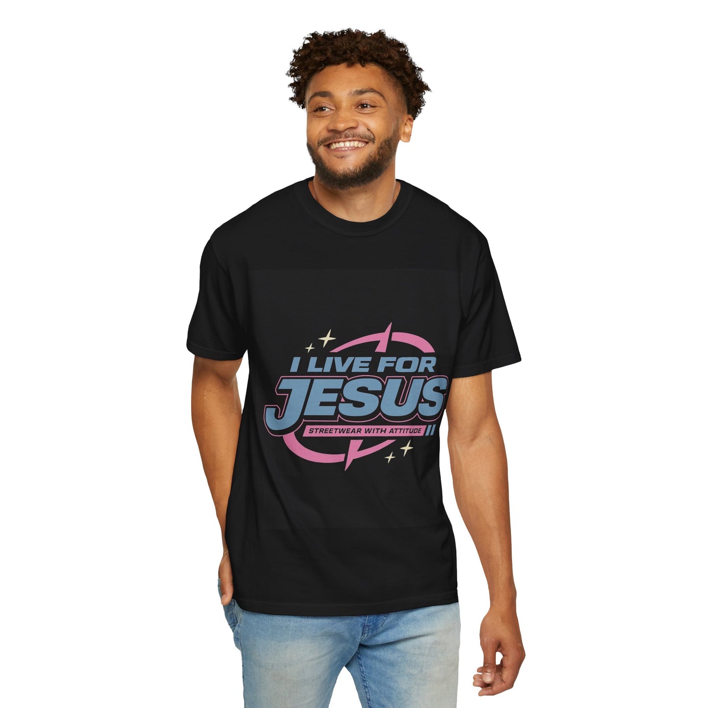 Unisex Tee- ‘I Live for Jesus’