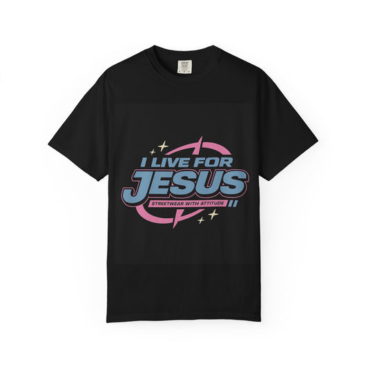 Unisex Tee- ‘I Live for Jesus’