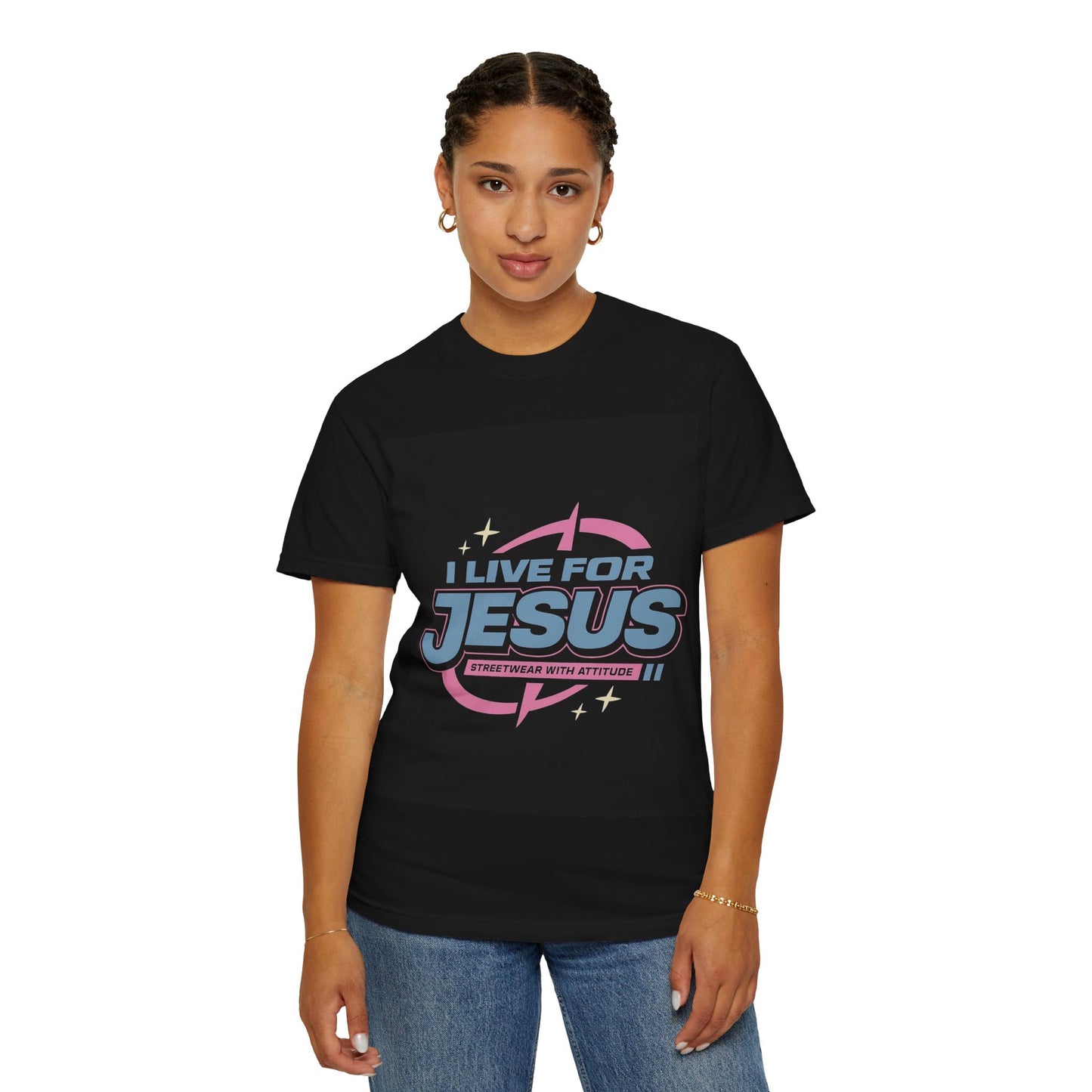 Unisex Tee- ‘I Live for Jesus’
